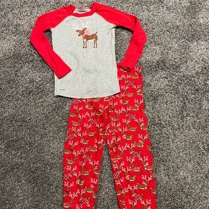 COPY - American girl doll pajamas, girls sz 6 Christmas reindeer